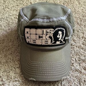 Zion Rootswear Bob Marley Military Twill Hat